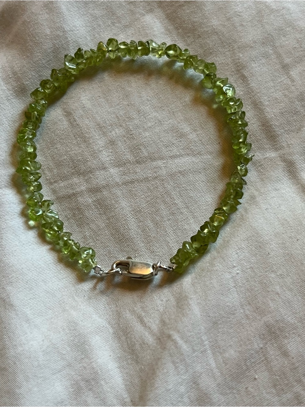 Peridot 925 bracelet